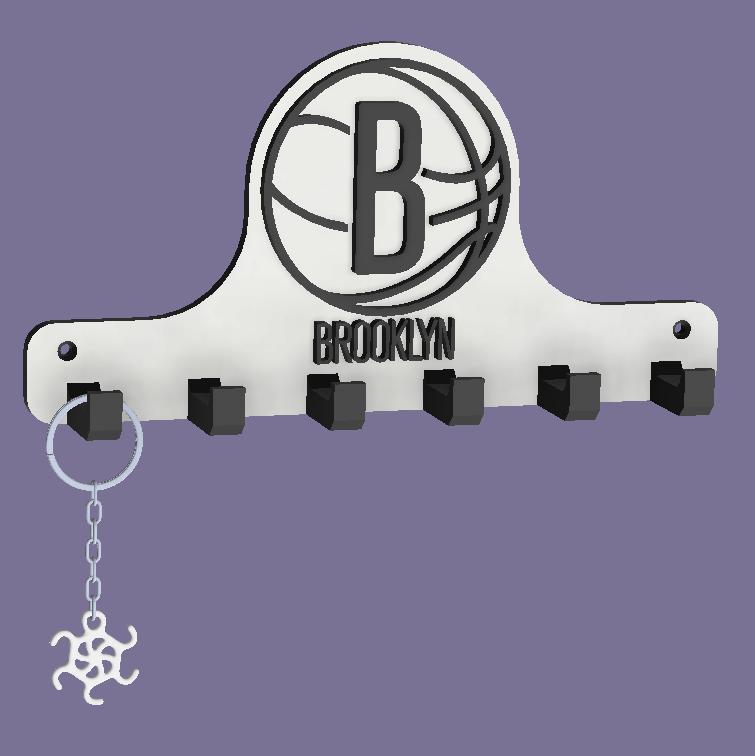 Brooklyn Nets NBA KEYS HOLDER WALL