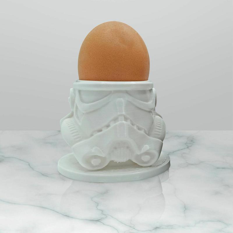 Egg Holder Helmet Starwars Storm Trooper 3D print model