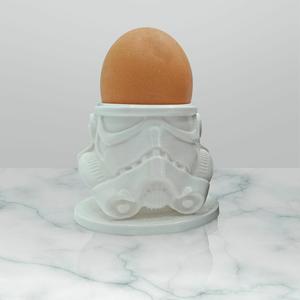 Egg Holder Helmet Starwars Storm Trooper 3D print model