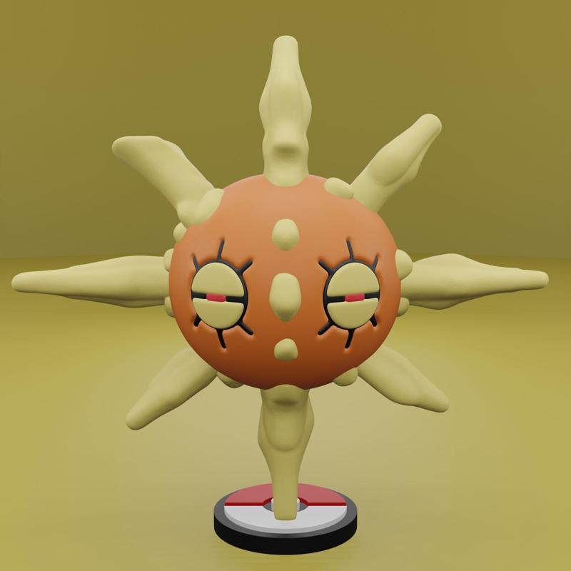 Pokemon No. 338 Solrock