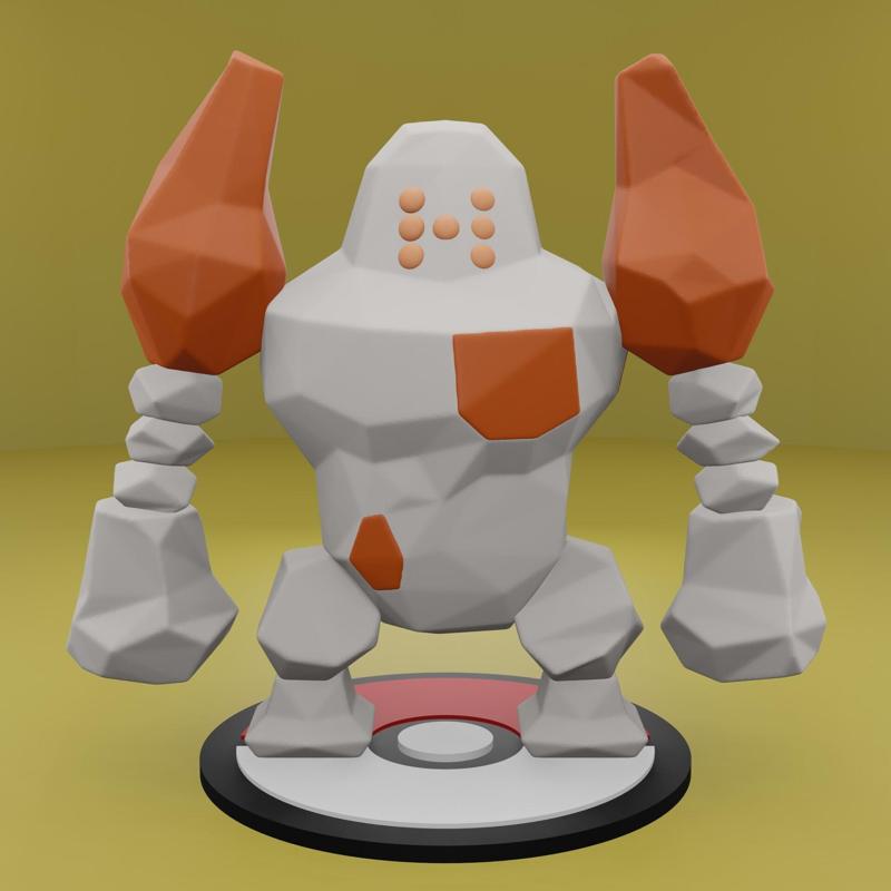 Pokemon No. 377 Regirock