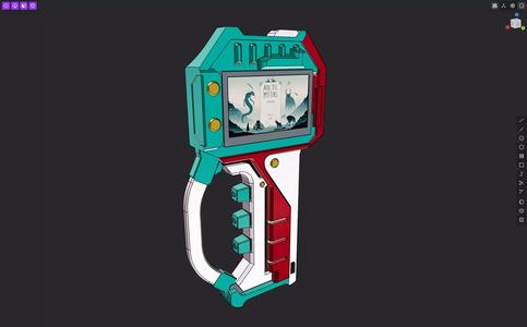 CyberDeck Handheld Concept 03