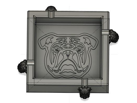 English Bulldog Ashtray