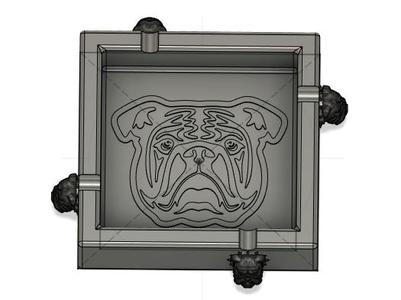 English Bulldog Ashtray
