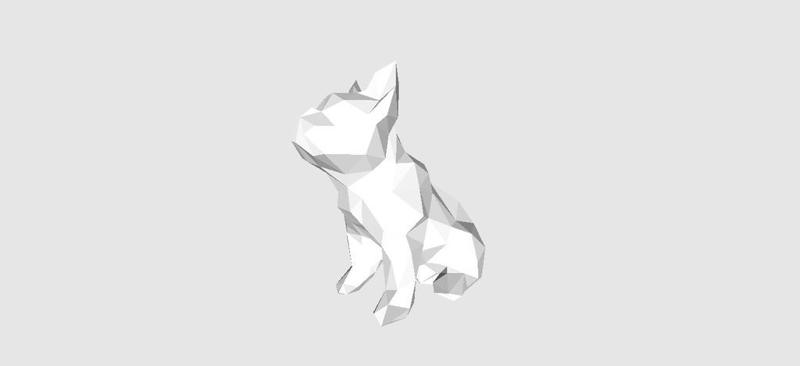 Bulldog- Bonzo Low Poly