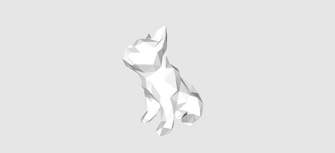 Bulldog- Bonzo Low Poly