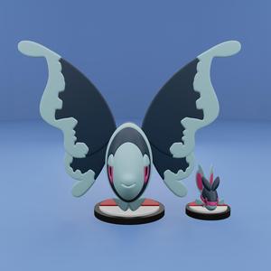 Pokemon No. 456. 457 Finneon, Lumineon