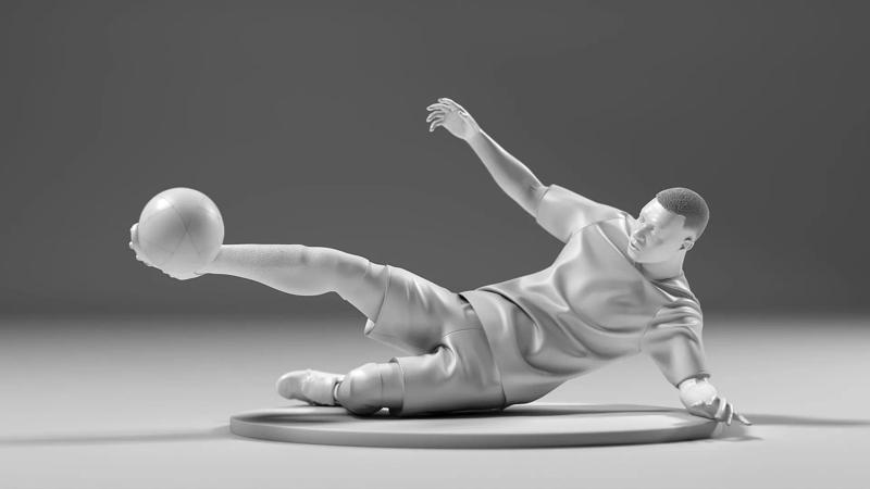 Footballer 05 SledgeStrike 02 Stl