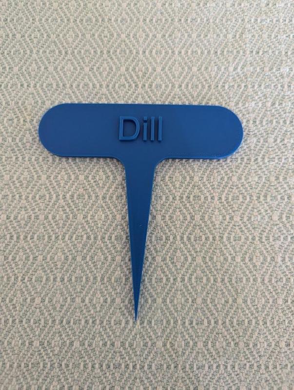Dill Plant Marker / Stake / Stick