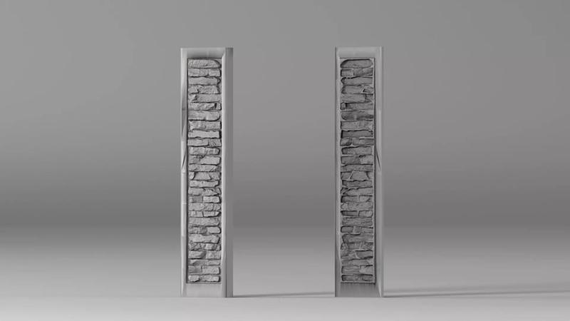 001653 Stone Panel Casting Mold