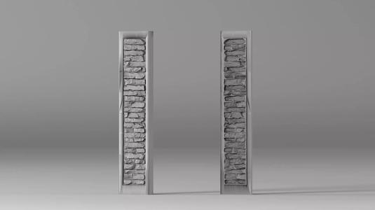 001653 Stone Panel Casting Mold