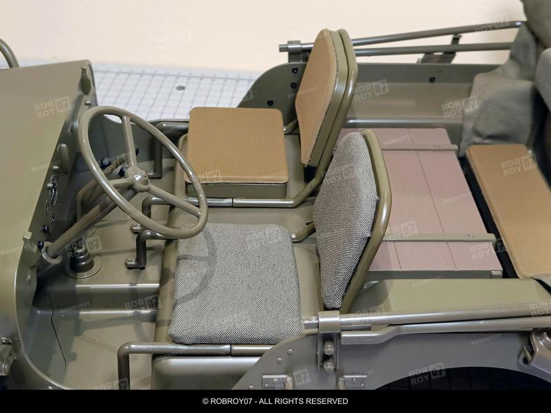 Lower Seats For Jeep Willys 1/6 1941 MB Scaler - RocHobby