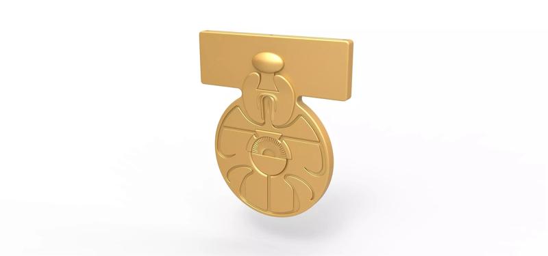 Yavin Medal of Bravery from the movie Star Wars A New Hope 1977