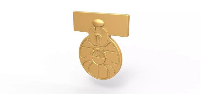Yavin Medal of Bravery from the movie Star Wars A New Hope 1977