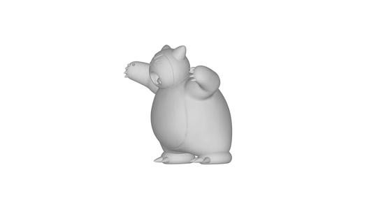 Pokemon Snorlax 3D Print Model STL for 3D Printing Print Ready