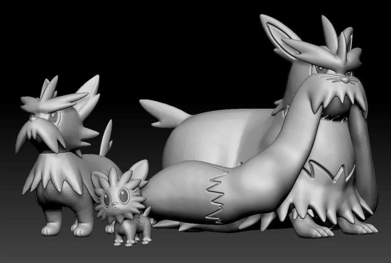 Pokemon Lillipup Herdier Stoutland