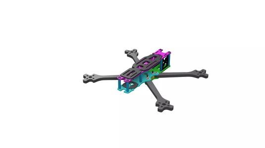 5 Inch Freestyle Drone Frame  CAD Design