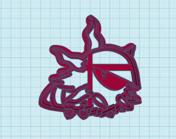 Pokemon: Larvesta Cookie Cutter