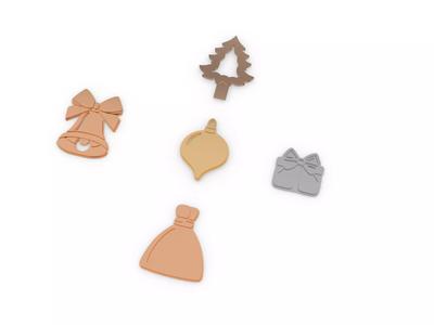 Christmas ornament Charms and Cutouts