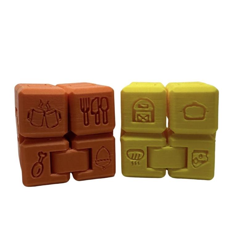 Thanksgiving Infinity Cube set of 2