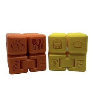 Thanksgiving Infinity Cube set of 2