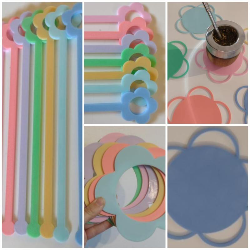 Stirrer and glass holder or Flower Pitcher