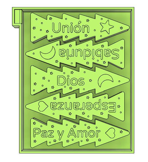 Candle mold for Christmas tree candles