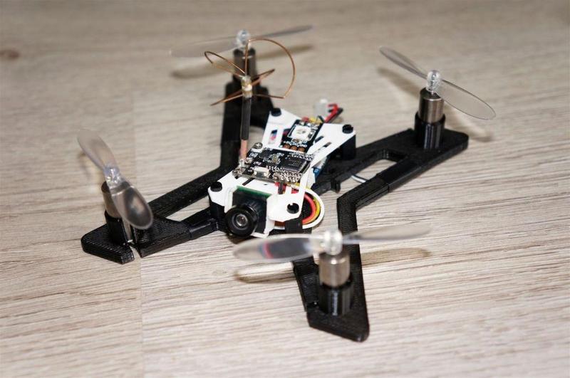 Micro Stealth 100 FPV - Microcopter for 8.5mm Motors, Micro Scisky/Quanum