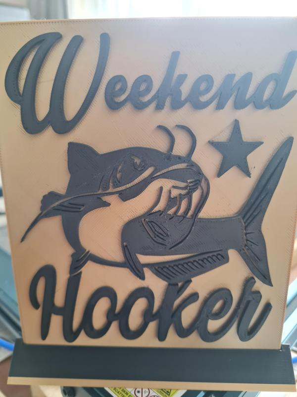 Fathers Day Fishing Plaque