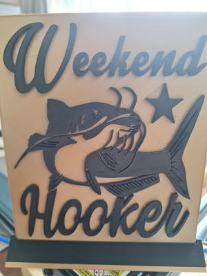 Fathers Day Fishing Plaque