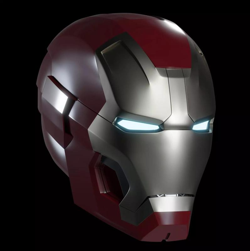 Iron Man Mk 42 Mk 43 Mark 42 Mark 43 Plain 3D Printable Helmet