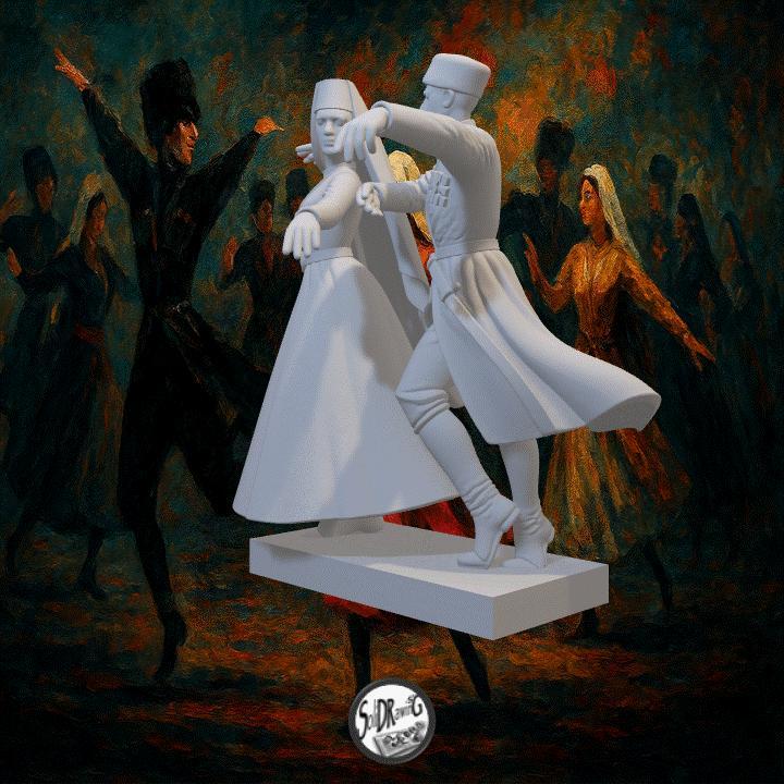 Caucasian Dance Duo - SoliDRawinGs SG006