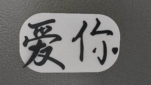 Love You - Injured Refrigerator Magnet