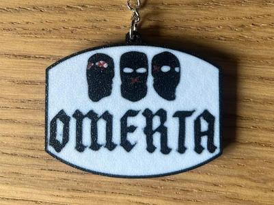 Omerta Logo Keychain
