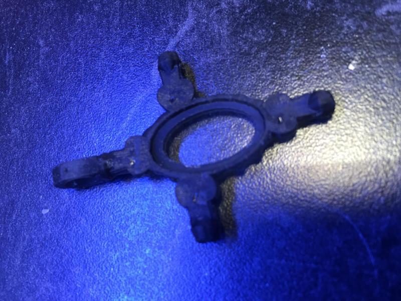 small cross pendant, litho, lithophane picture holder, charm, religious cross