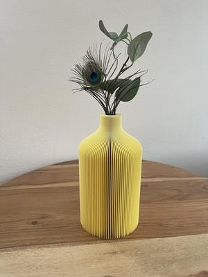 Vase Ribbed Design