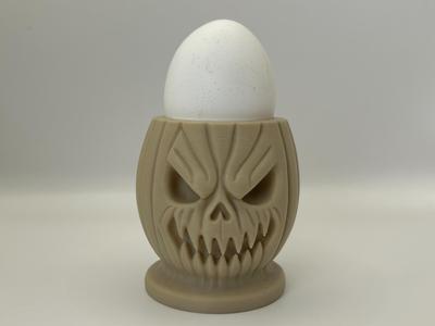 Halloween pumpkin egg cup, egg holder