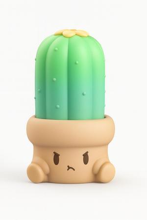 🌵 Kawaii Cactus in Pot - Cute 3D Decorative Figure
