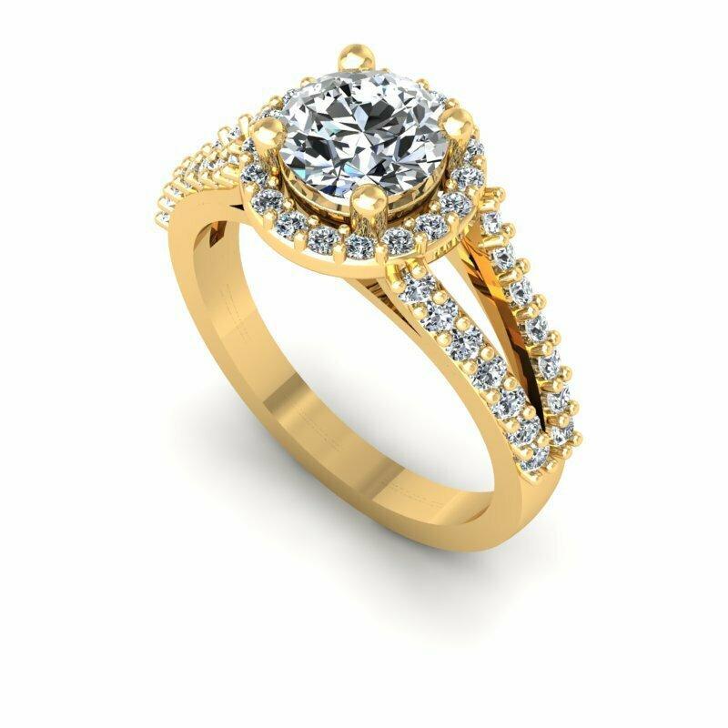 3D jewelry Ring Model 571-R