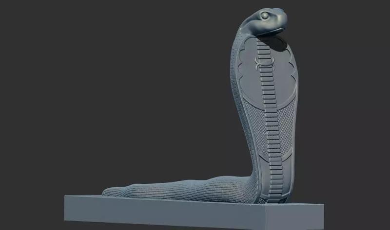 Egyptian cobra naja iaret from Tutankhamun 3D Printable model