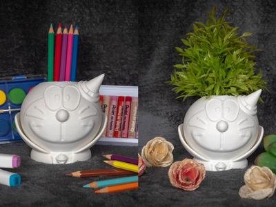 Halloween Doraemon Witch Pencil Holder & Planter