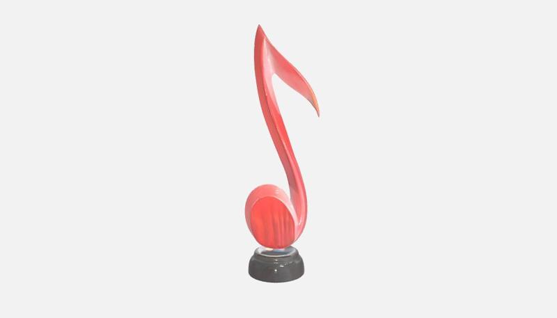 Music Note Figurine, Musicians, Home Decor, Music Gift Statue, Symbol