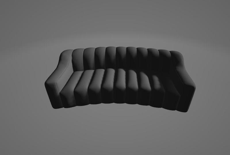Kelly S Sofa – 3D Printable Modern Designer Couch Model