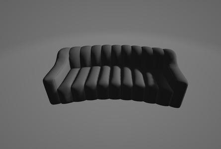 Kelly S Sofa – 3D Printable Modern Designer Couch Model