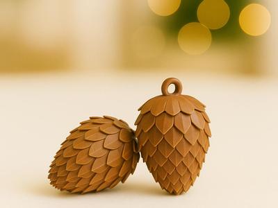 Pinecone ornament