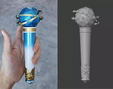 Hololive Hoshimachi Suisei microphone 3d model 3d print STL