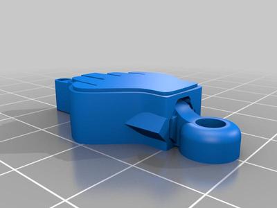 Mini Flip Middle Finger Keychain improved STURDINESS