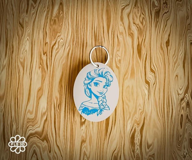 Elegant Elsa Keychain – Inspired by Frozen’s Royalty