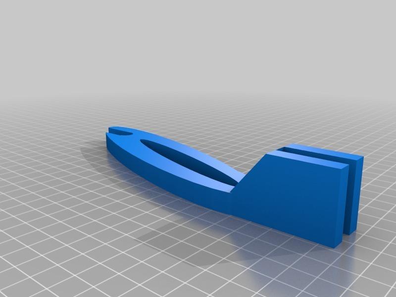 Soporte rollo marco 7mm, varilla 8mm. Ajuste perfecto