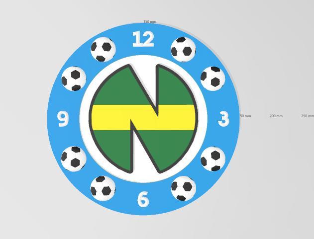 clock face newteam captain tsubasa